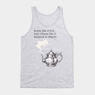 Steeped in Charm: A Victorian Tea-Time Delight Tank Top